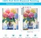 Diamond Painting Kits for Adults, Hydrangea in Glass 5D Diamond Art Kits for Beginner DIY Full Drill Diamond Dots Crystal Craft Kits for Home Wall Decor Gifts 11.8x15.7 inch